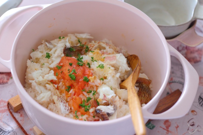 まるごとトマト鯛めし