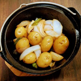 ソロキャスト16「和鍋」で玄米茶粥（おかいさん♪） | UNILLOY